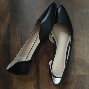 🚫SOLD🚫Black D’orsay Flats